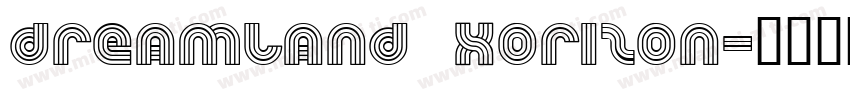 Dreamland Horizon字体转换